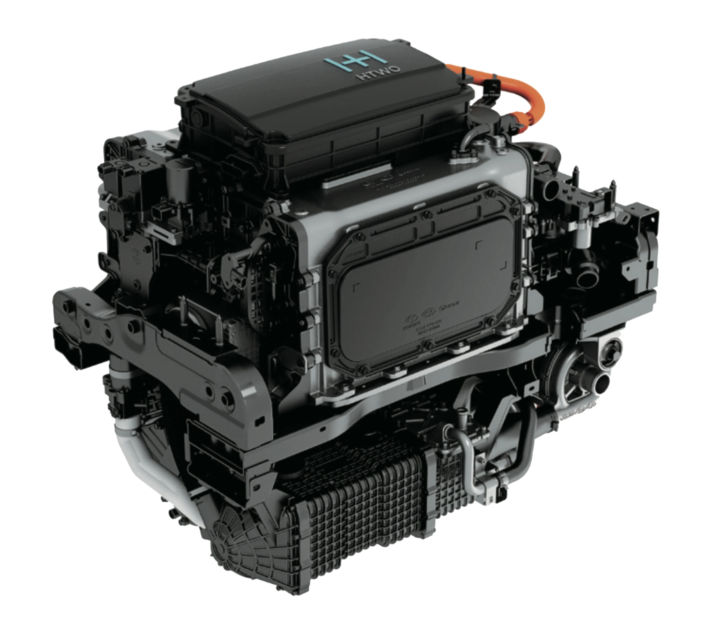 Hyundai Xcient fuel cell based on polymer electrolyte membrane technology.